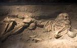 اسکلت ۴ هزار ساله یک زن با نوزادش در شکم
