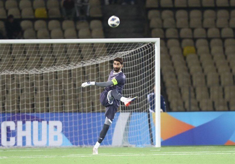 عکس| جمله فلسفی بیرانوند پس از تساوی مقابل استقلال