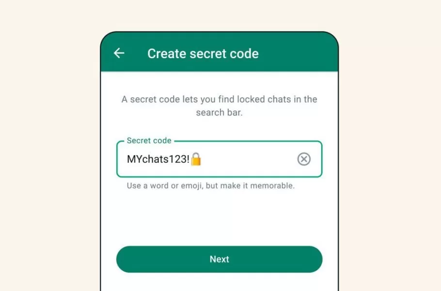 قفل جدید واتساپ/ کد مخفی برای نمایش مکالمات خصوصی/ عکس